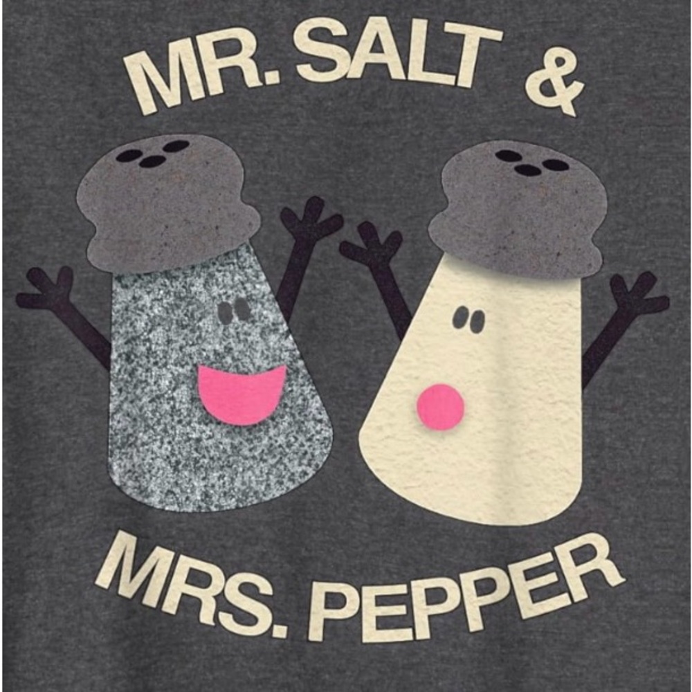 Blue’s Clues Mr. Salt & Mrs. Pepper Adult TShirt 2XL - Nickelodeon/ Nick Jr.